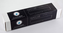 Jacuzzi quartz tube front view showing clear sleeve and fitment benefit