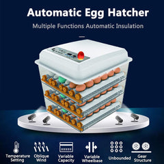 JAEDO built-in egg candler light illuminating eggs to check fertility