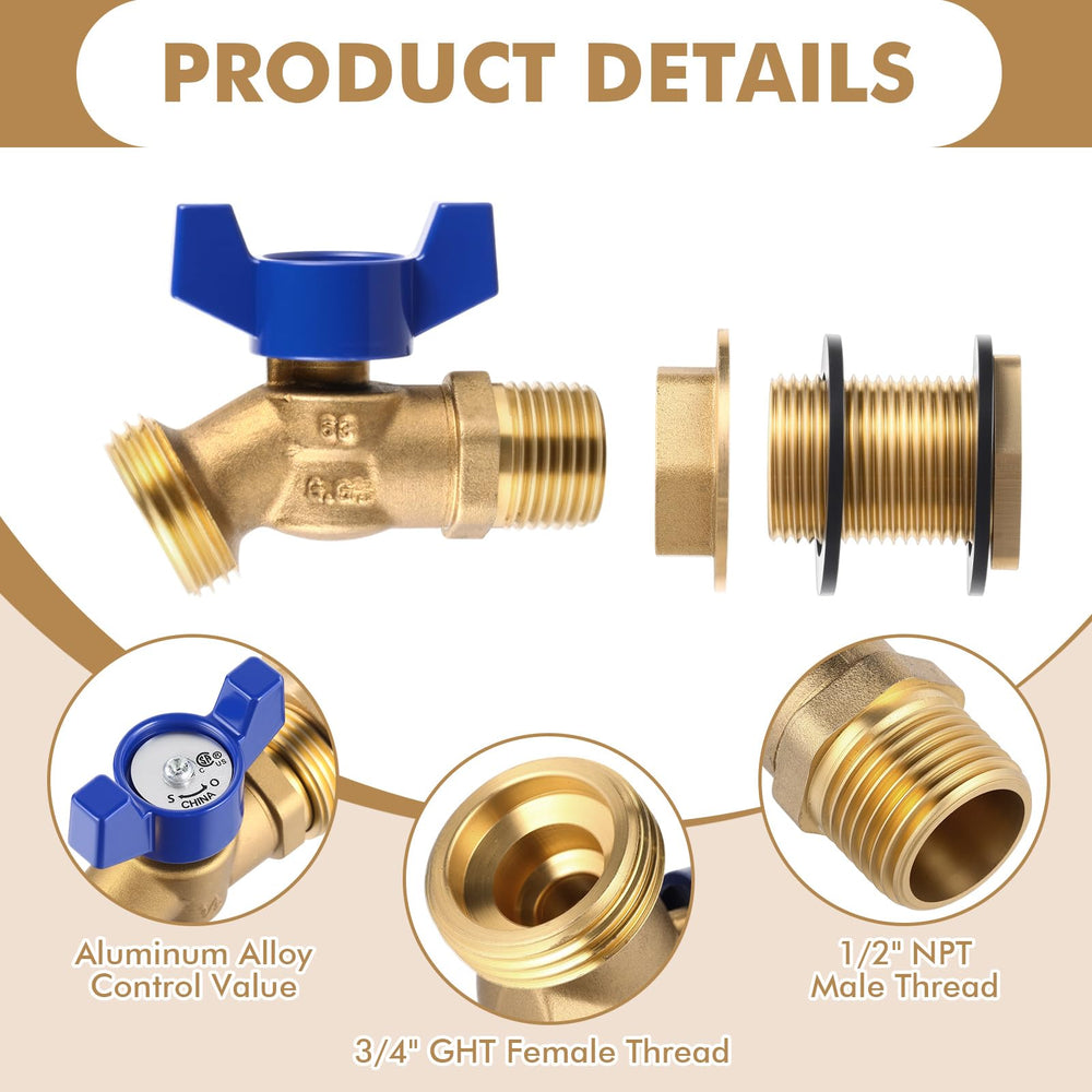 JaGely bulkhead fitting detail highlighting corrosion-resistant brass construction