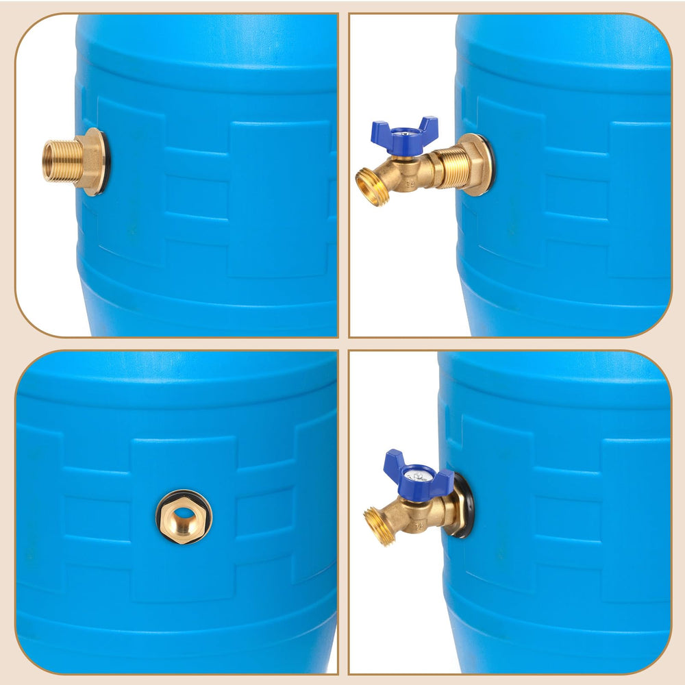 JaGely spigot in garden setting illustrating easy watering and durability