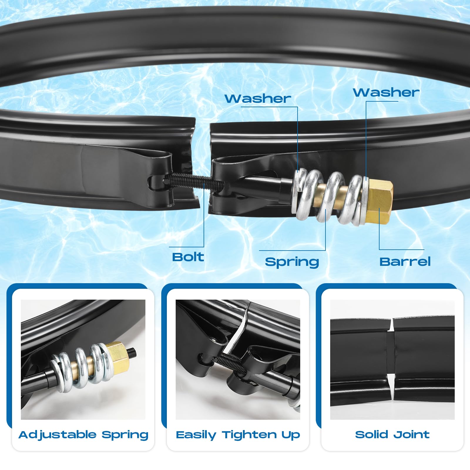 JaGely machined nut detail illustrating precise fit and secure fastening