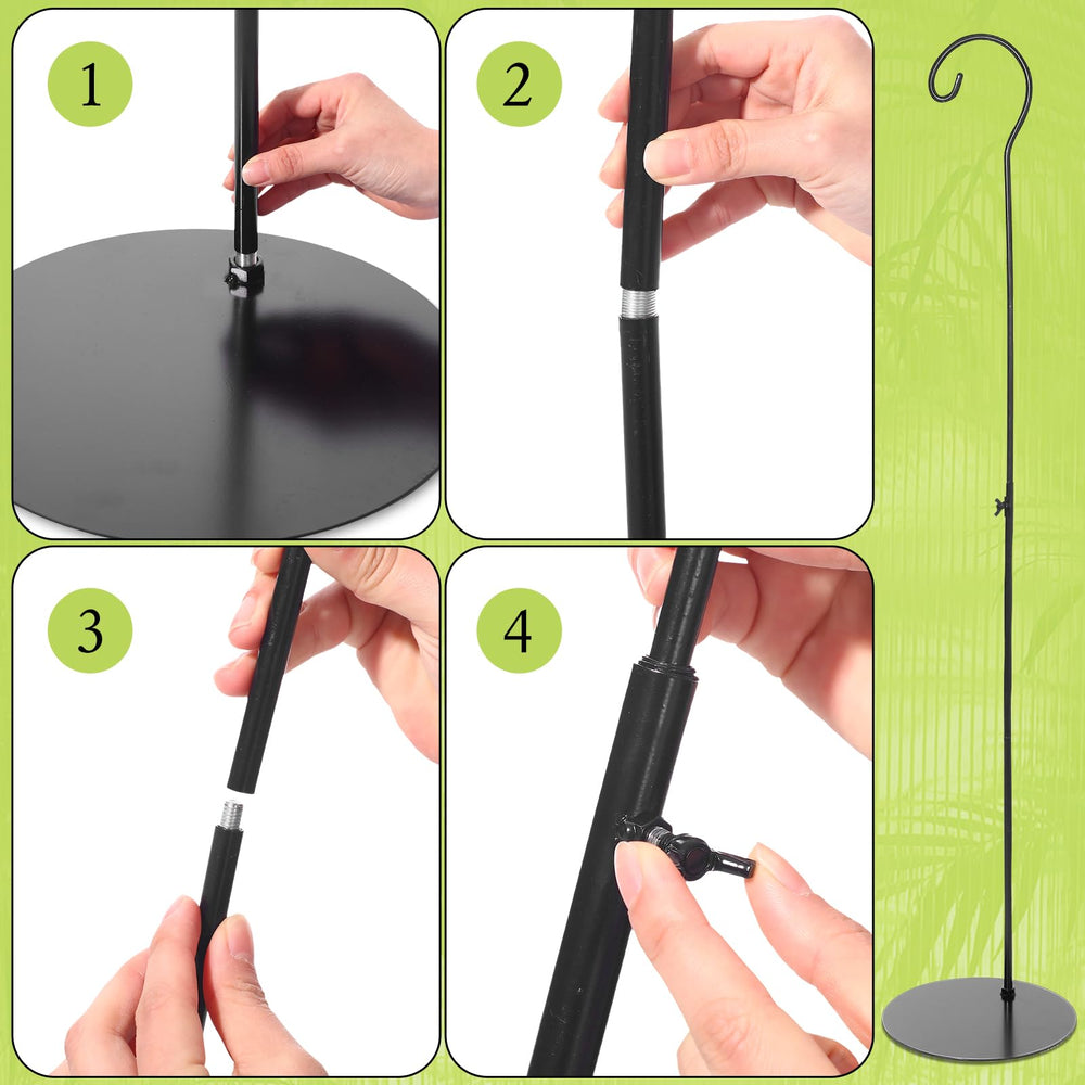 JaGely pole adjustment detail demonstrating telescoping height control