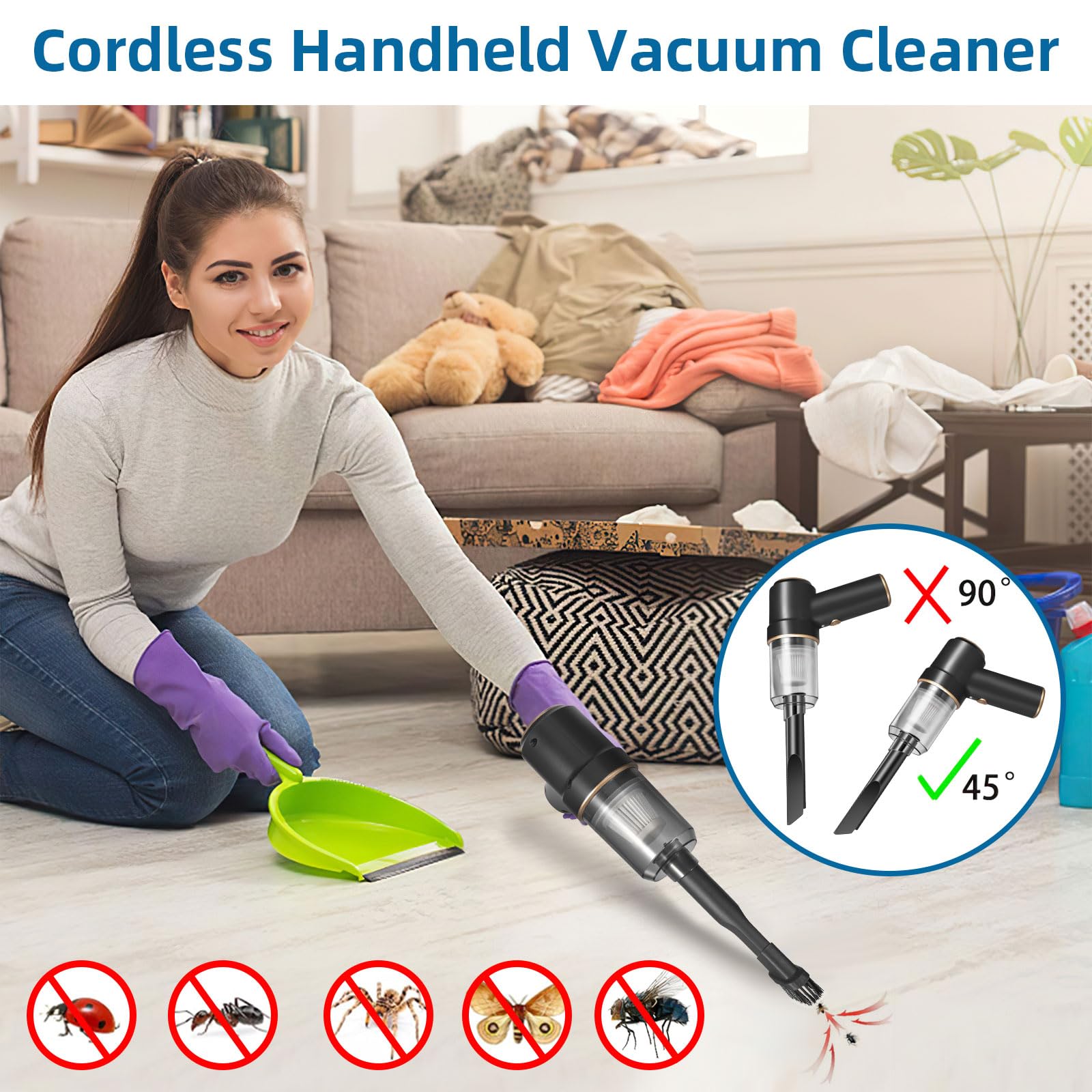 Jahy2Tech multifunctional suction nozzle detail concentrates suction for accuracy