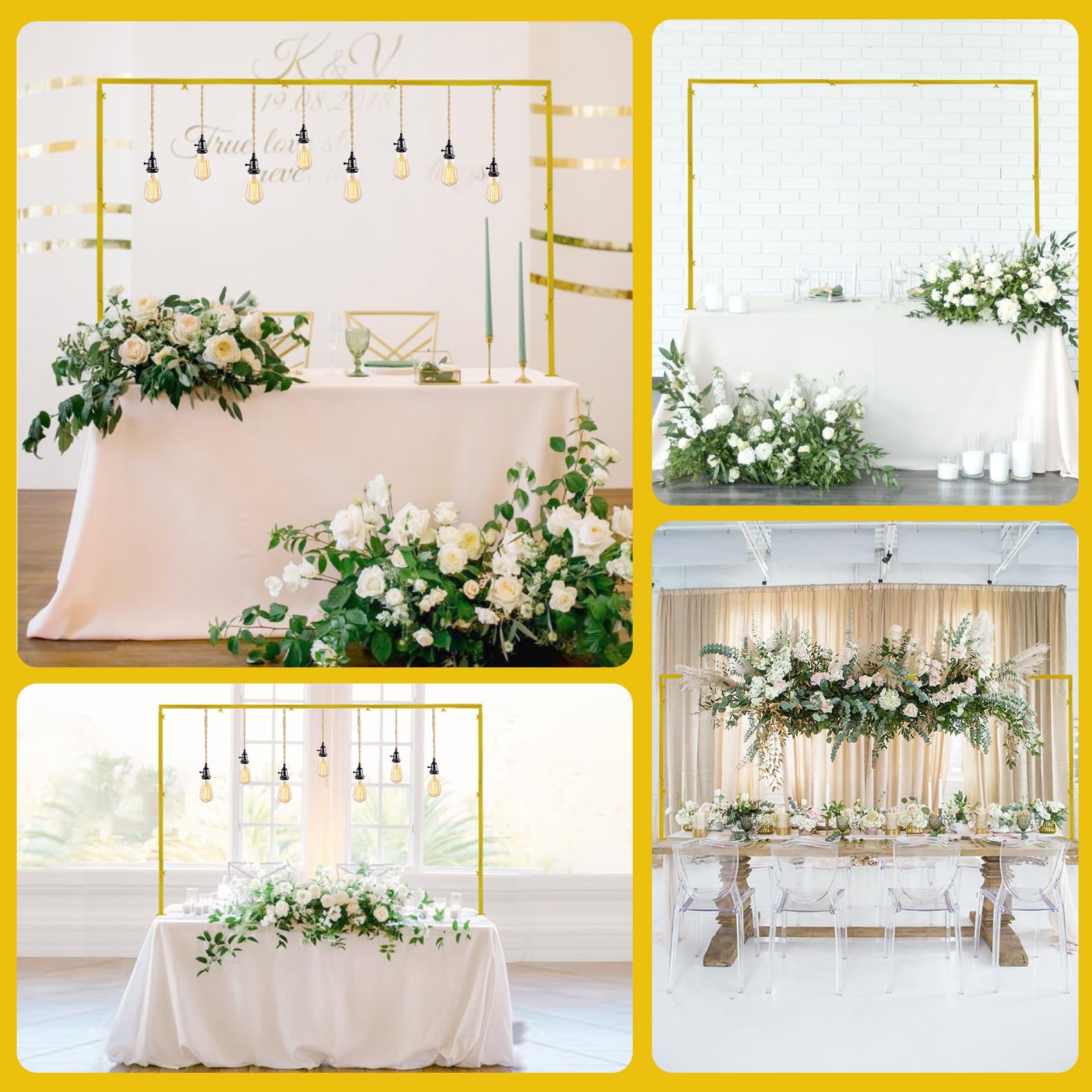 JALANCY arch decorated with balloons and greenery delivering instant party flair