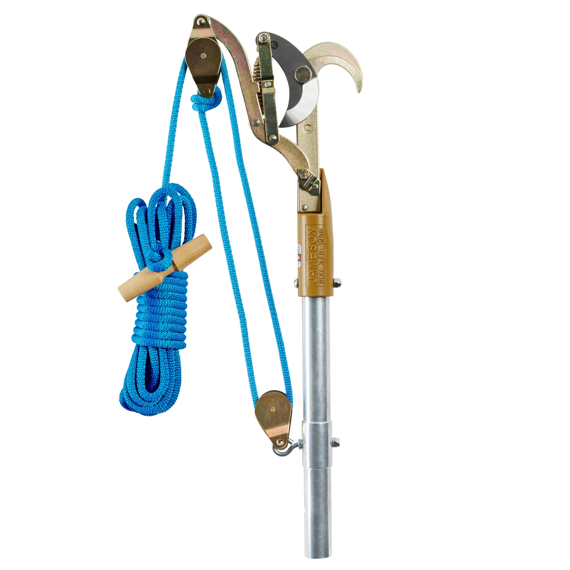 Jameson front view pruner head showing cutting opening and forged steel for durable cutting