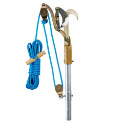 Jameson front view pruner head showing cutting opening and forged steel for durable cutting