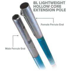 Jameson pole saw head with center blade mount for efficient sawing