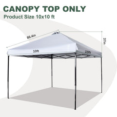 JANCANOPY close-up of dual air vents improving airflow and stability