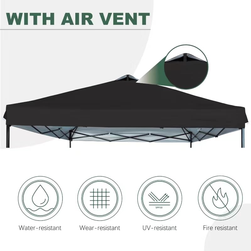 JANCANOPY corner and Velcro strap attachment for quick tool-free installation