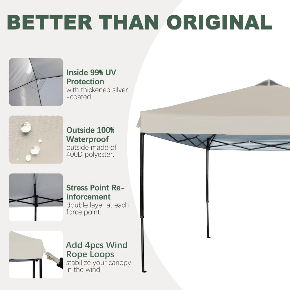 JANCANOPY fabric texture close-up highlighting durable weave and water resistance