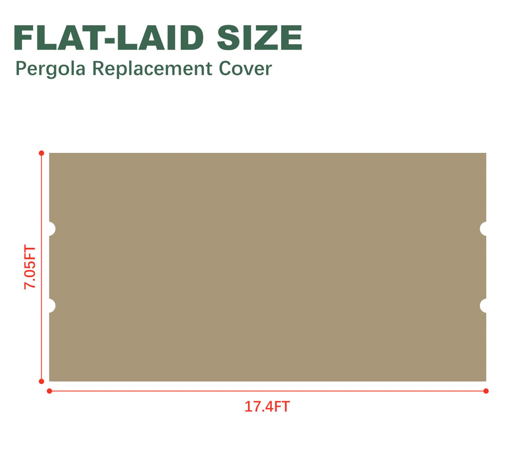 JANCANOPY folded replacement cover in packaging for compact storage benefit