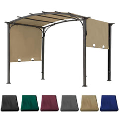 JANCANOPY front view of replacement canopy showing full coverage benefit