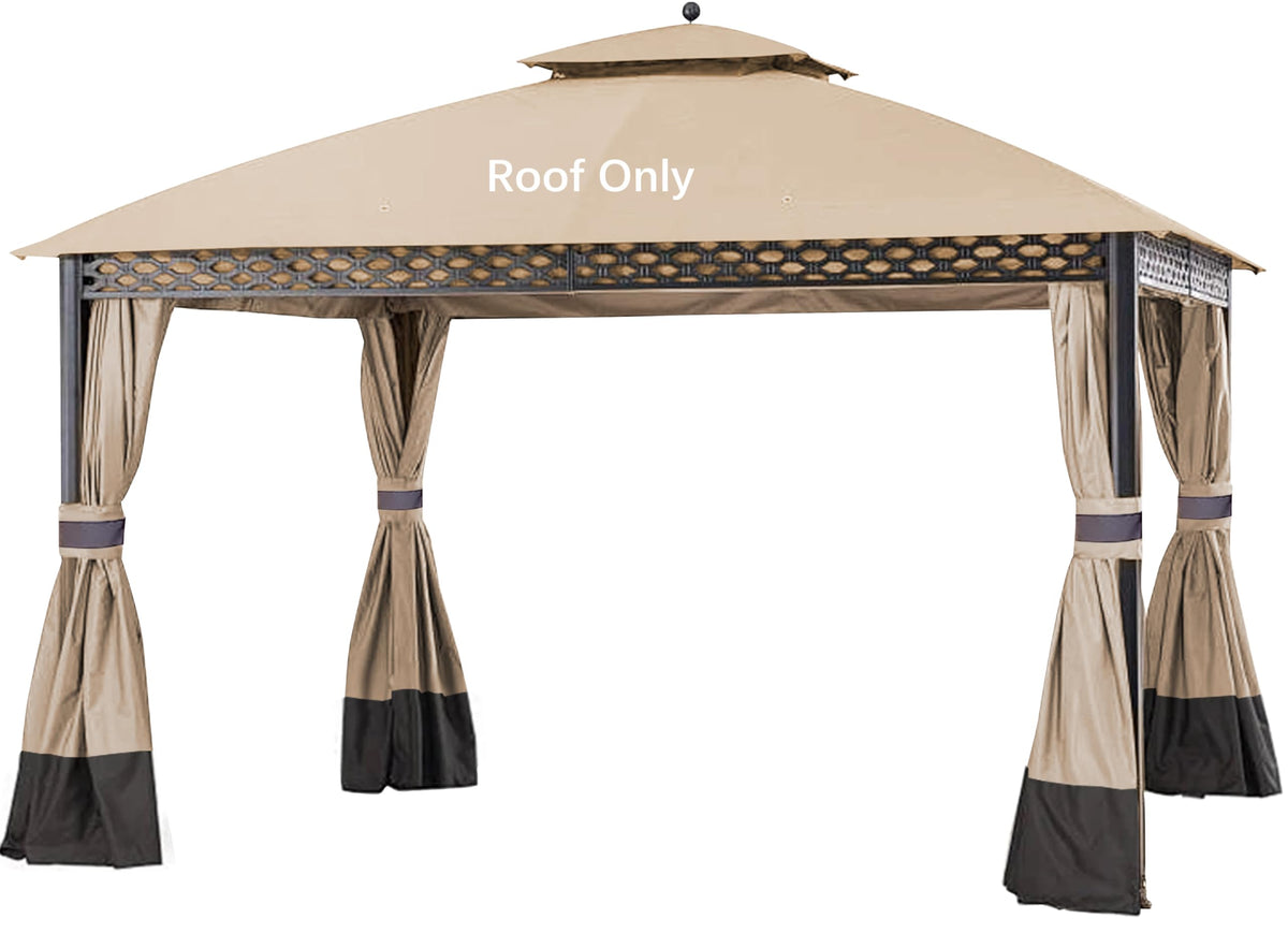 JANCANOPY front view of replacement top showing fit and color for easy identification