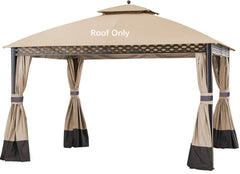 JANCANOPY front view of replacement top showing fit and color for easy identification