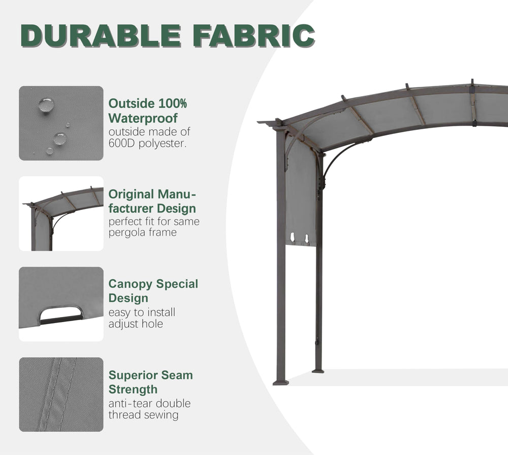JANCANOPY installed on pergola demonstrating restored shade benefit