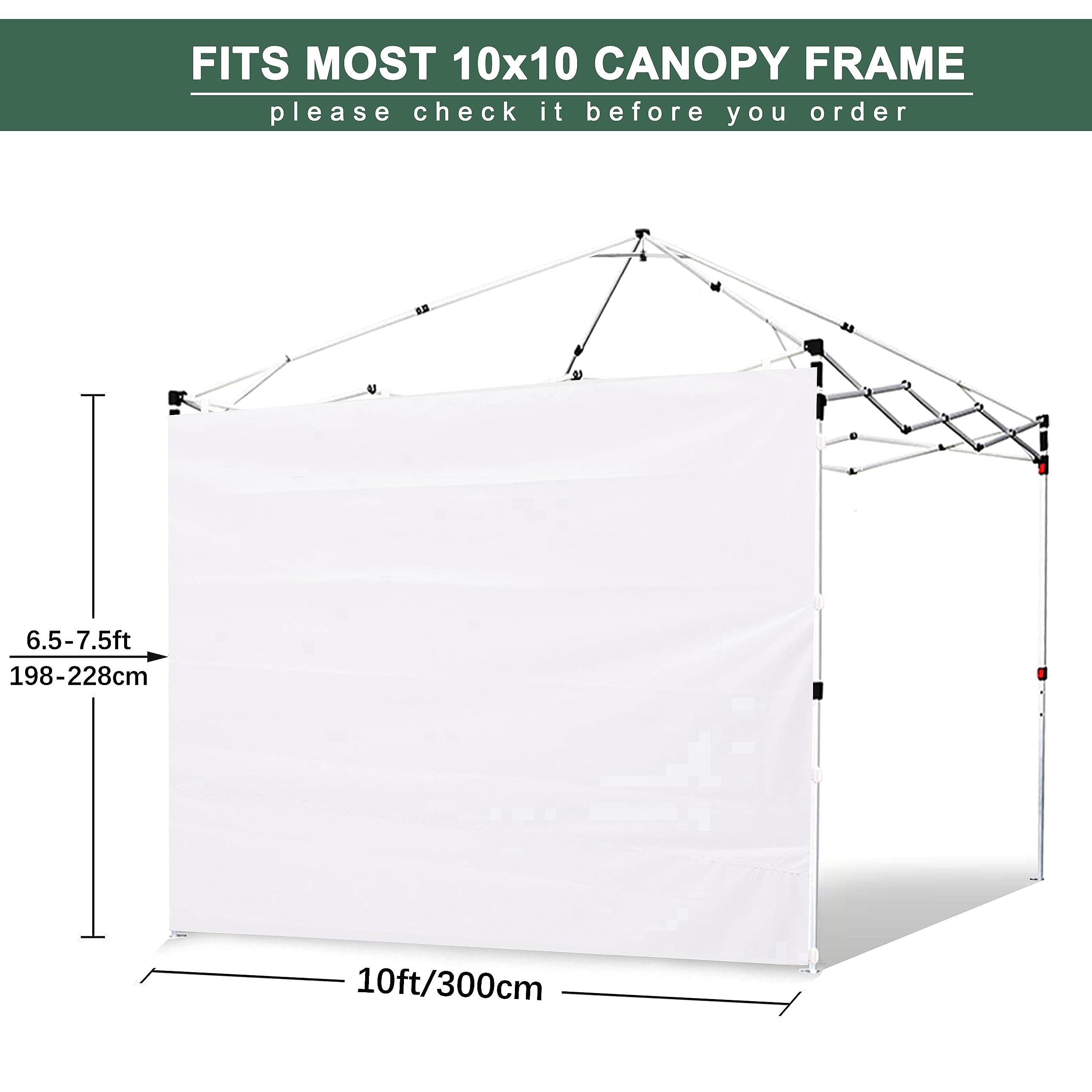 JANCANOPY installed at a market booth providing privacy and sun protection