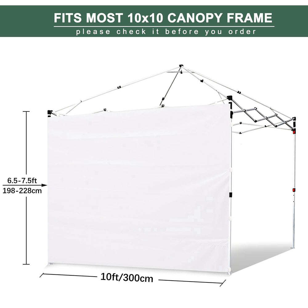JANCANOPY installed at a market booth providing privacy and sun protection