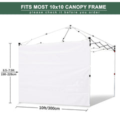 JANCANOPY installed at a market booth providing privacy and sun protection