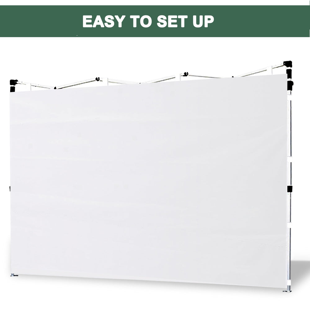 JANCANOPY sidewall beside canopy frame showing size and fit for quick setup