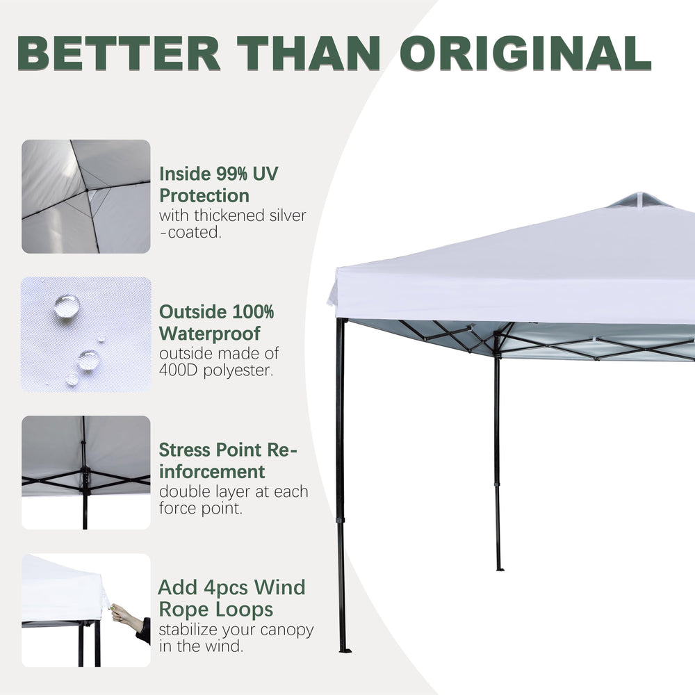 JANCANOPY silver-coated fabric texture reducing heat under canopy