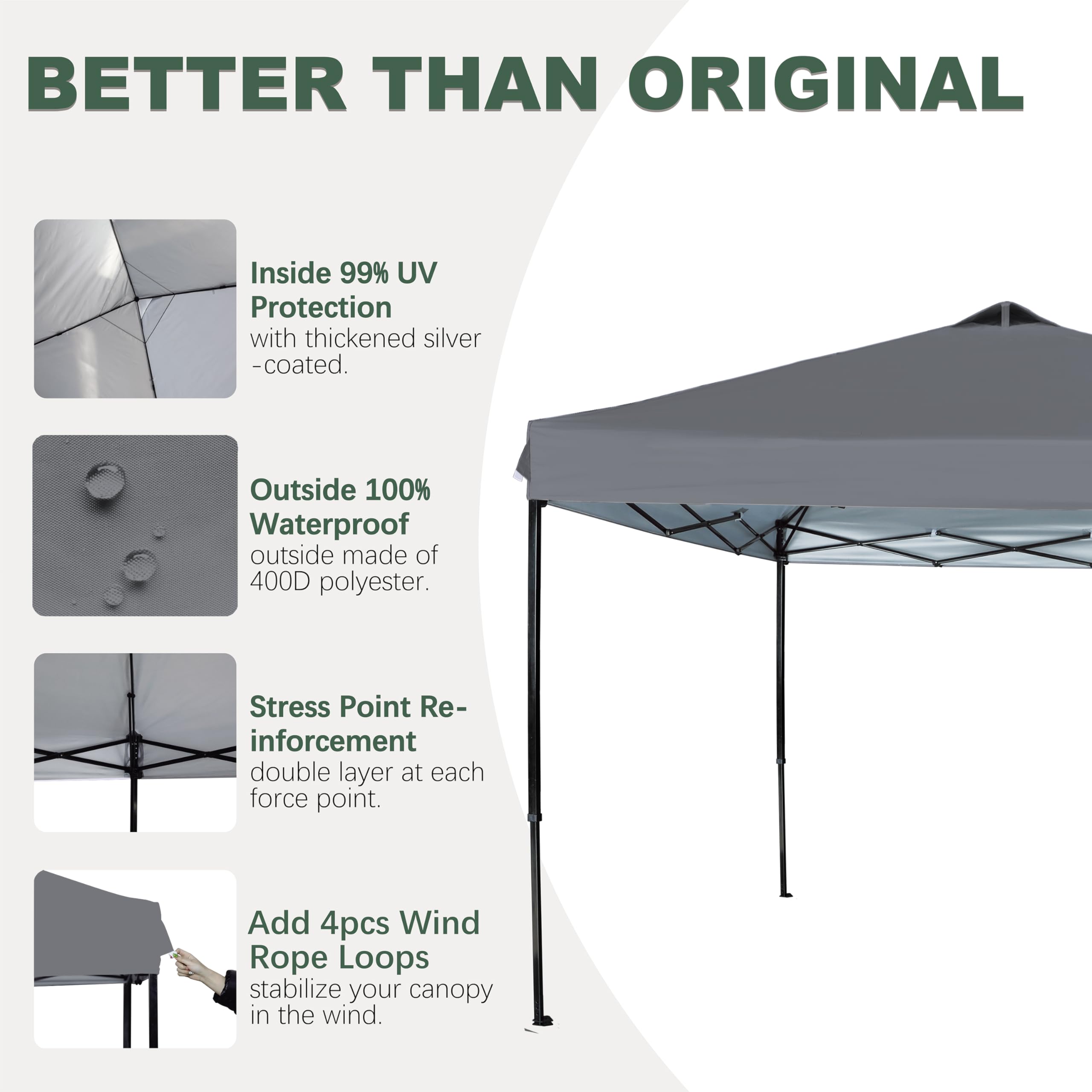 JANCANOPY roof vent detail illustrating airflow and reduced uplift