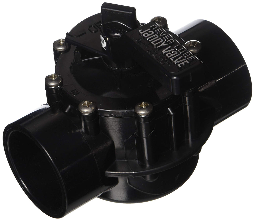Jandy 4716 front view showing CPVC body and ports, durable, maintenance-free