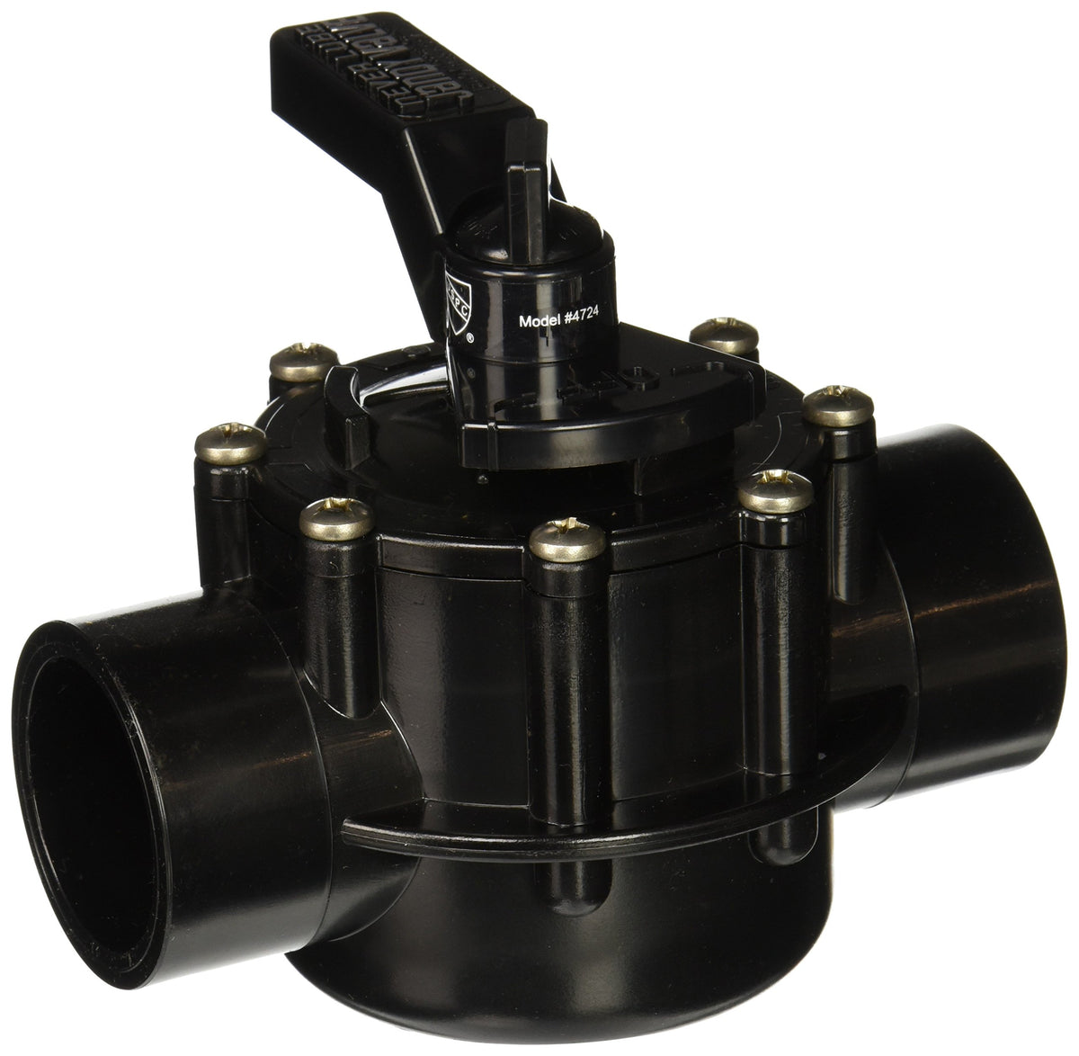 Jandy Neverlube front view showing CPVC body and easy-install benefits