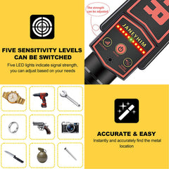 JANEYHIM sensitivity buttons close-up for quick five-level adjustment