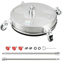 janz front view showing 17-inch housing and quick-connect for faster cleaning