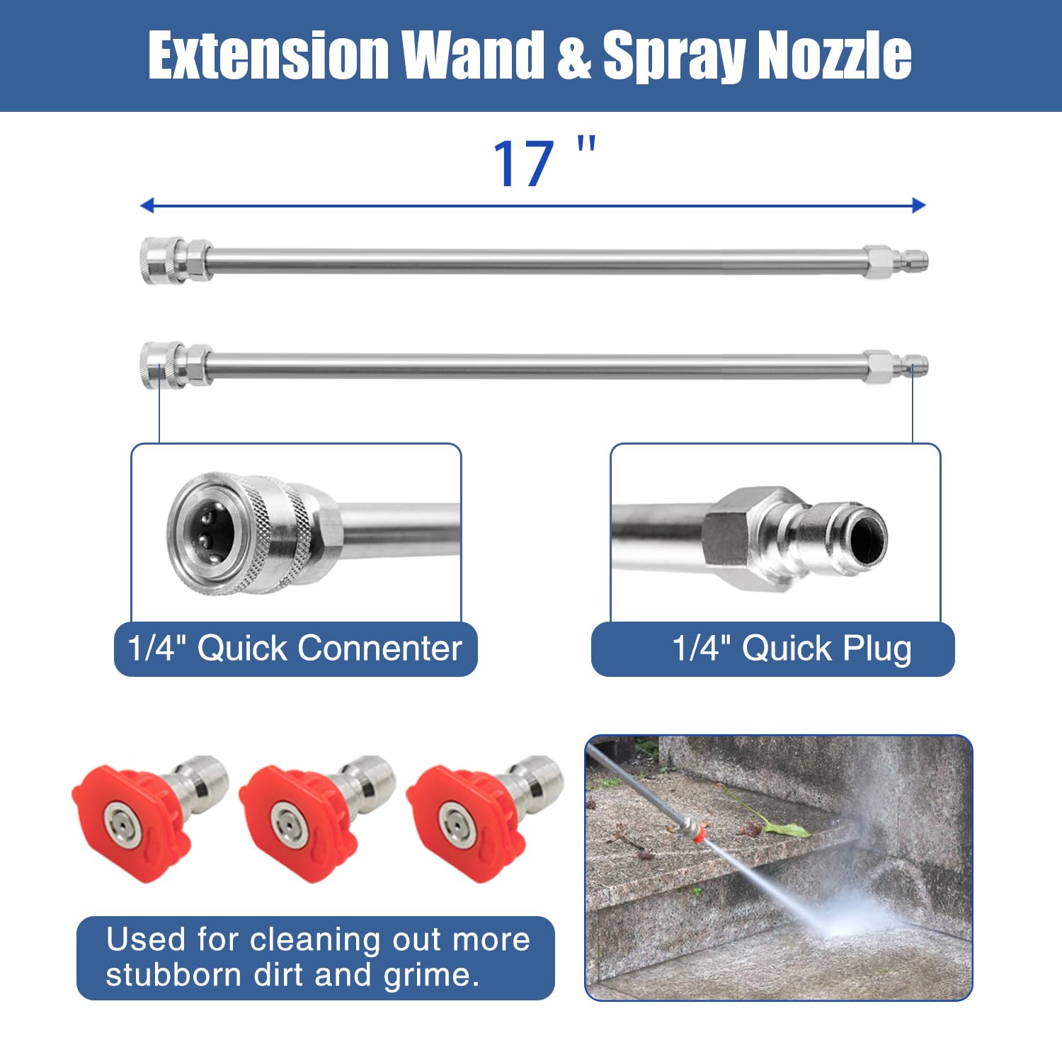janz cleaning a driveway demonstrating faster, streak-free surface results