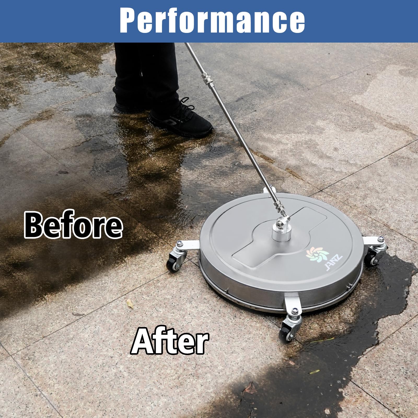 janz inlet filter and quick-plug connection, clog protection benefit