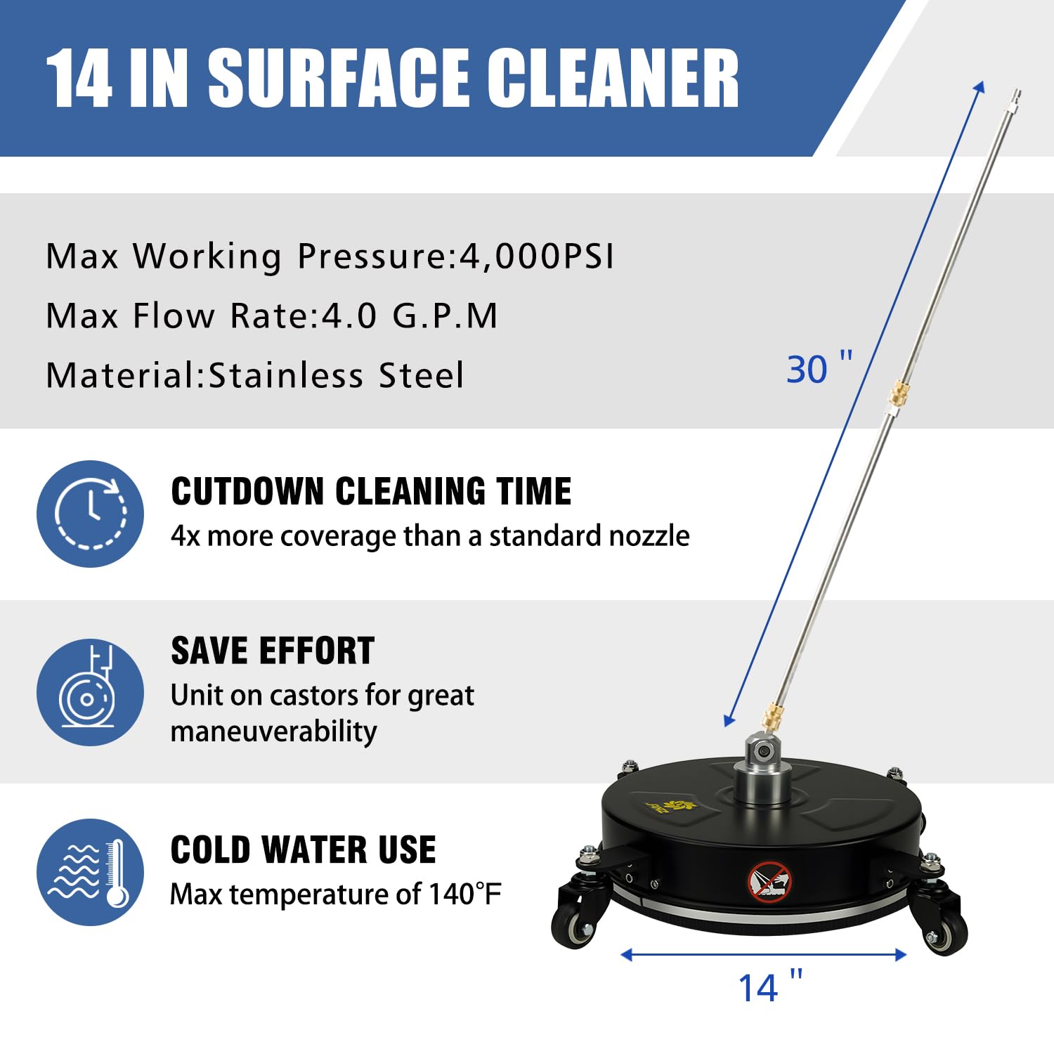 janz stainless steel body close-up highlighting durable corrosion-resistant build