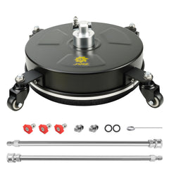 janz front view showing 14-inch cleaner and stable housing for fast cleaning