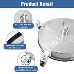 janz wheel and axle detail for smooth maneuvering across surfaces