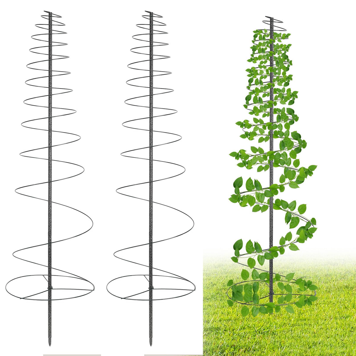JAOTREL front view trellis showing sturdy frame and two-pack convenience