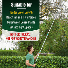 Jardineer ergonomic handle with safety lock for better user control