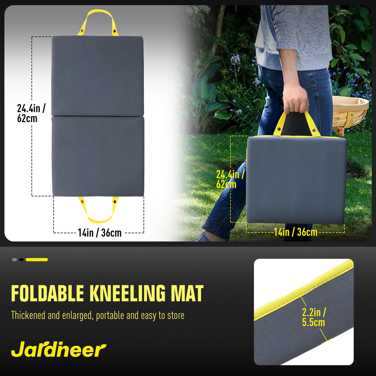 Jardineer waterproof cover with water beading to show easy-clean protection benefit