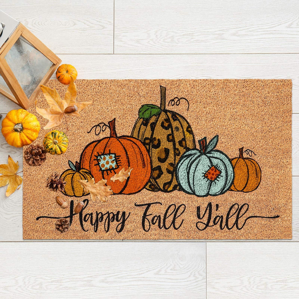 JarThenaAMCS printed label and Happy Fall design for decorative appeal