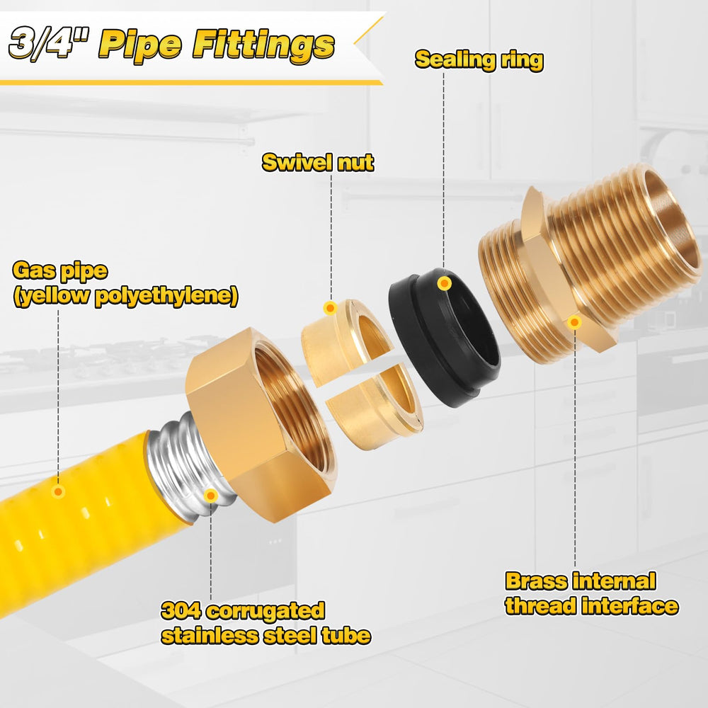 Jasdego solid brass end fitting detail highlighting weather resistance and secure connection