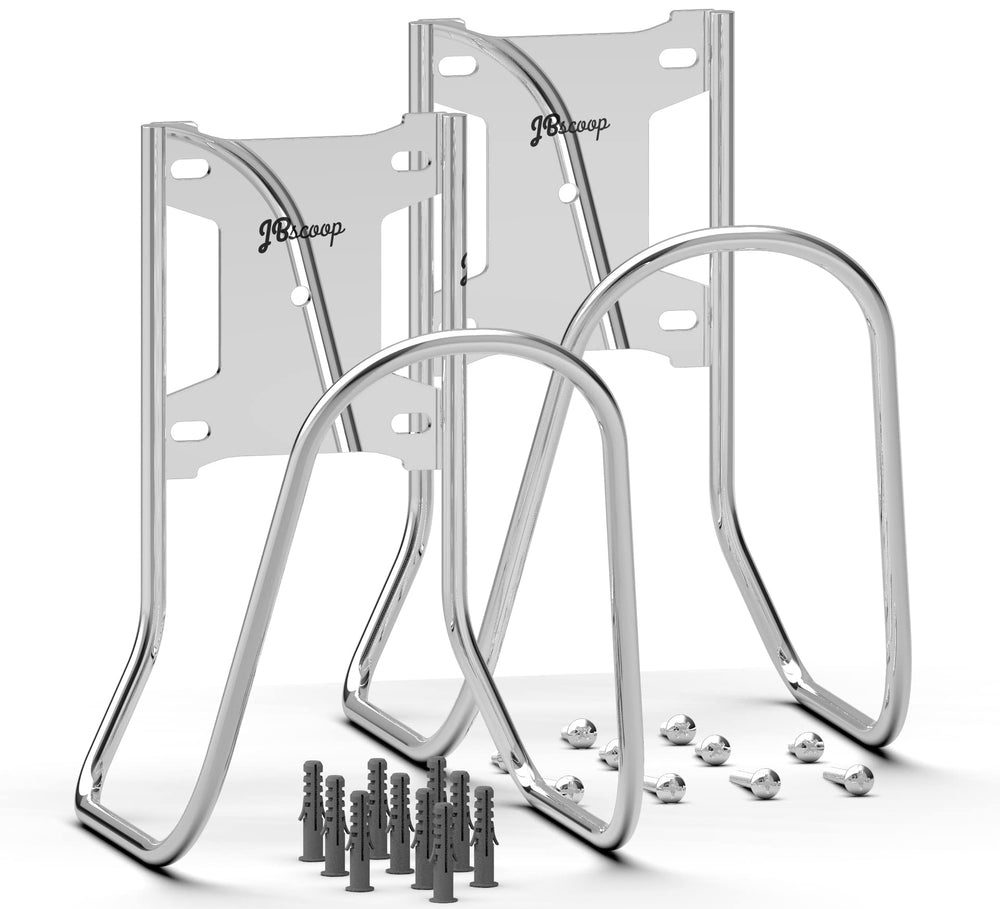JBscoop included screws and anchors laid out showing easy-install convenience