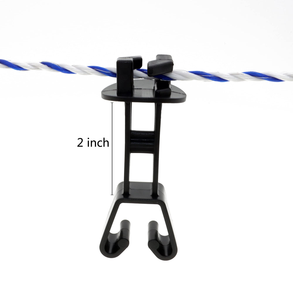 JBT insulators installed on a T-post demonstrating secure mounting and energy savings