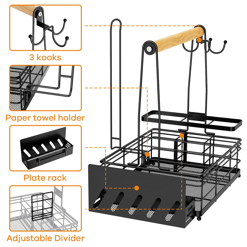 JBBTOOL adjustable dividers detail secures oversized bottles