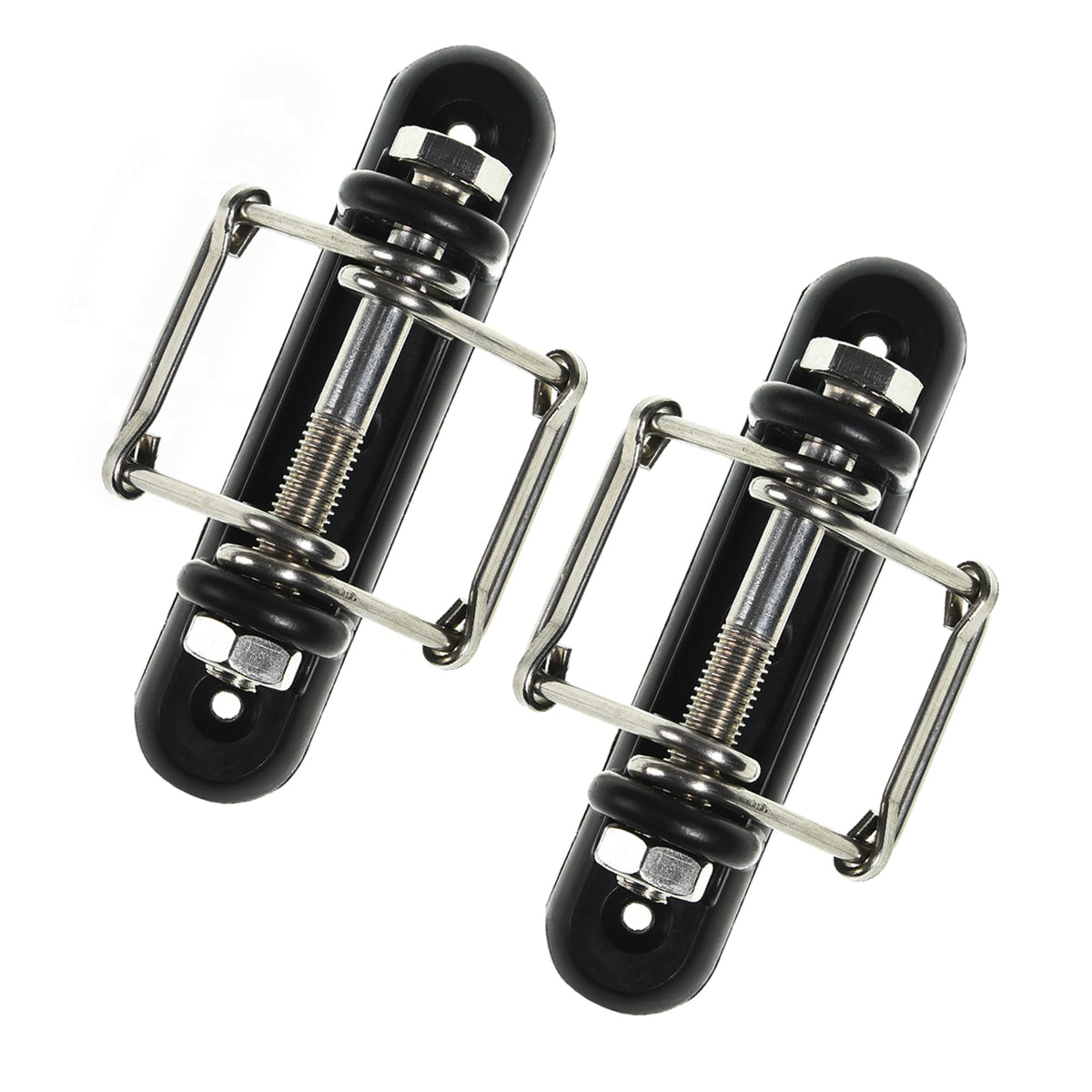 JBTOZIUY front view of 12-pack insulators showing contents and mounting screws benefiting quick installation