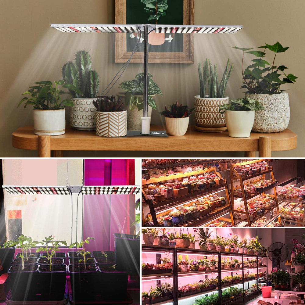 JCBritw lifestyle kitchen herbs under light demonstrating healthier indoor herbs year-round