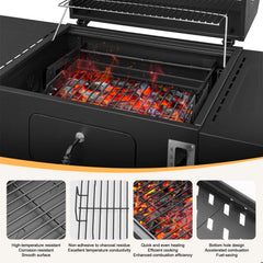 JCLMER retracted tray beside ruler showing compact storage benefit