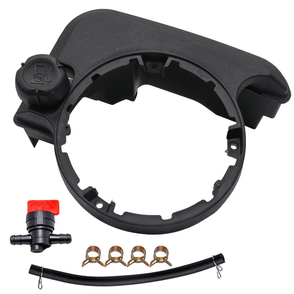 JDLLONG front view of replacement gas tank showing shape and inlet for reliable fit