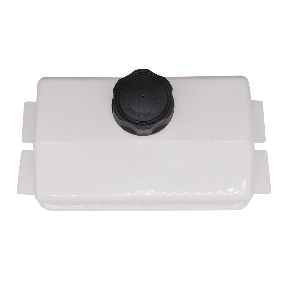 JDLLONG fuel tank cap and filler neck close-up showing secure seal and easy refilling