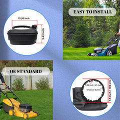 JDLLONG fuel tank installed on mower demonstrating restored fuel delivery