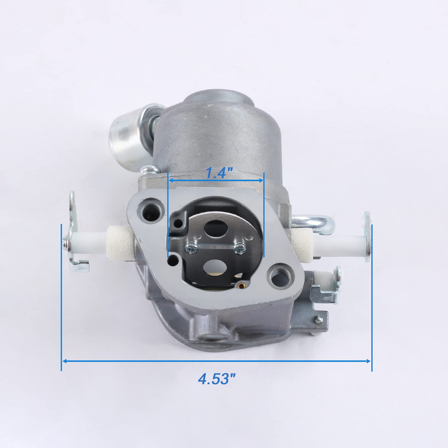 JDMSPEED carburetor installed on mower engine showing restored function and reliability