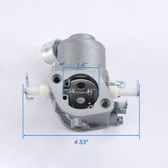 JDMSPEED carburetor installed on mower engine showing restored function and reliability
